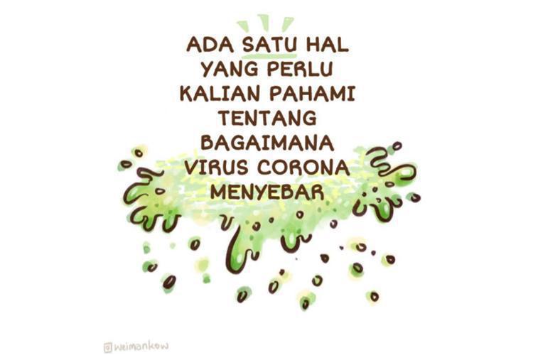 Ilustrasi Menarik Bagaimana Virus Corona Menyebar & Pencegahannya