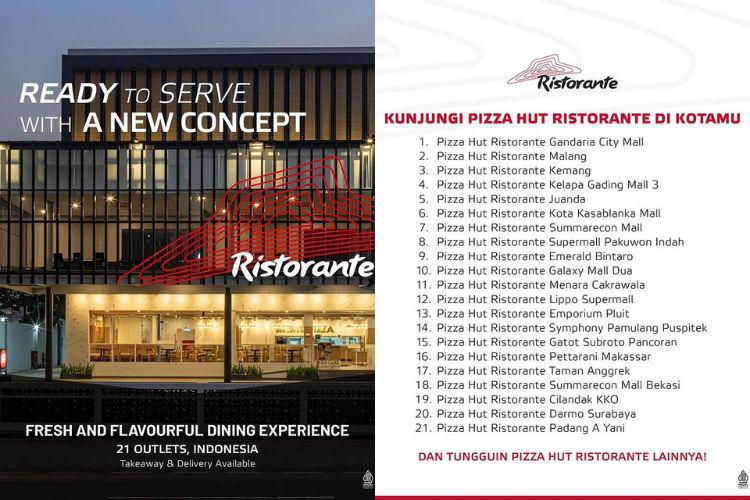 Mengulik Alasan Pizza Hut Ganti Nama Jadi Ristorante.